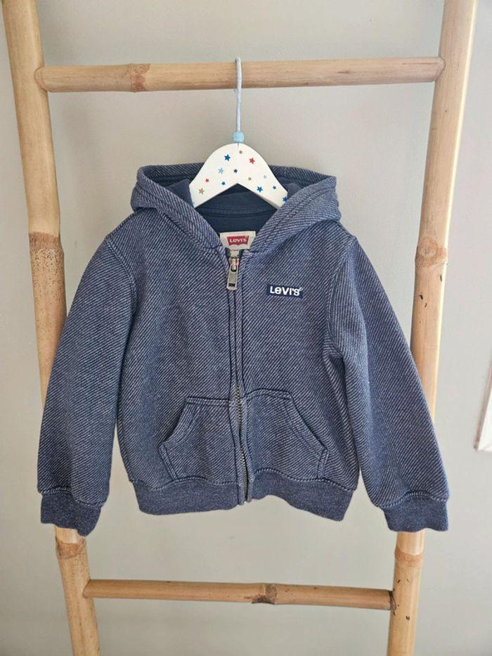 Gilet capuche zippé Levi's 2 ans - photo numéro 1