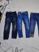 Lot de 3 pontalons jeans