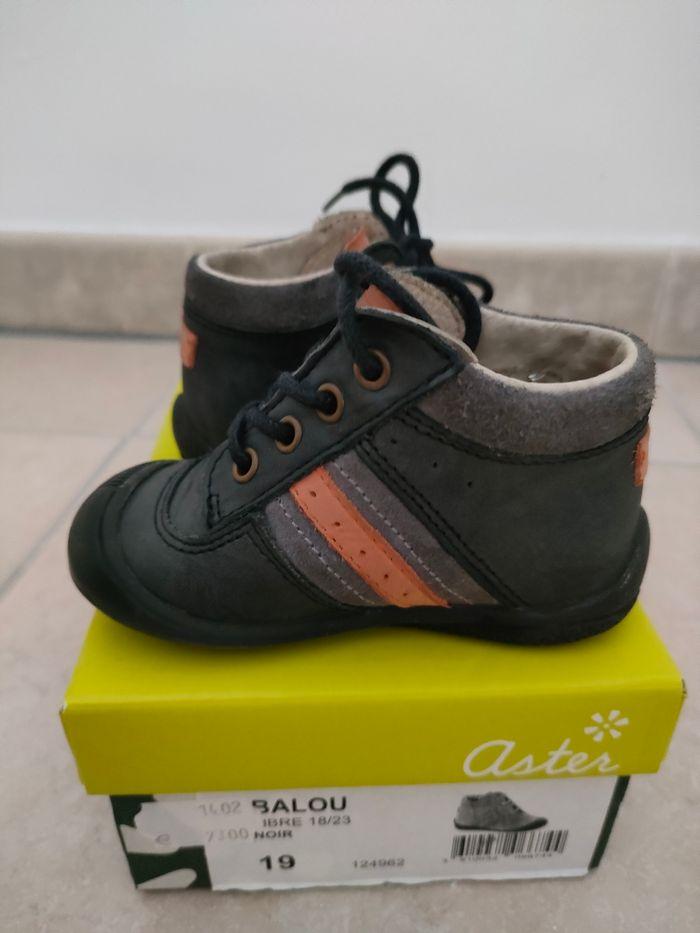 Chaussures premier pas en cuir astier - photo numéro 5