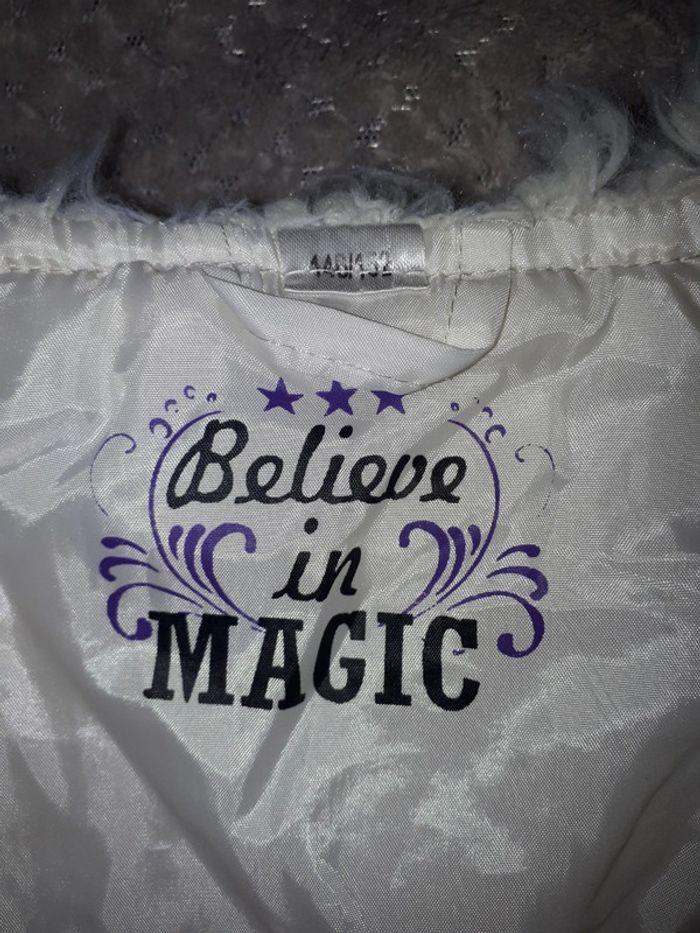 Gilet blanc cassé sans manches en fausse fourrure Believe in Magic 12 ans - photo numéro 2