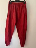 Bas pantalon pyjama rouge Pierre Cardin T42/44