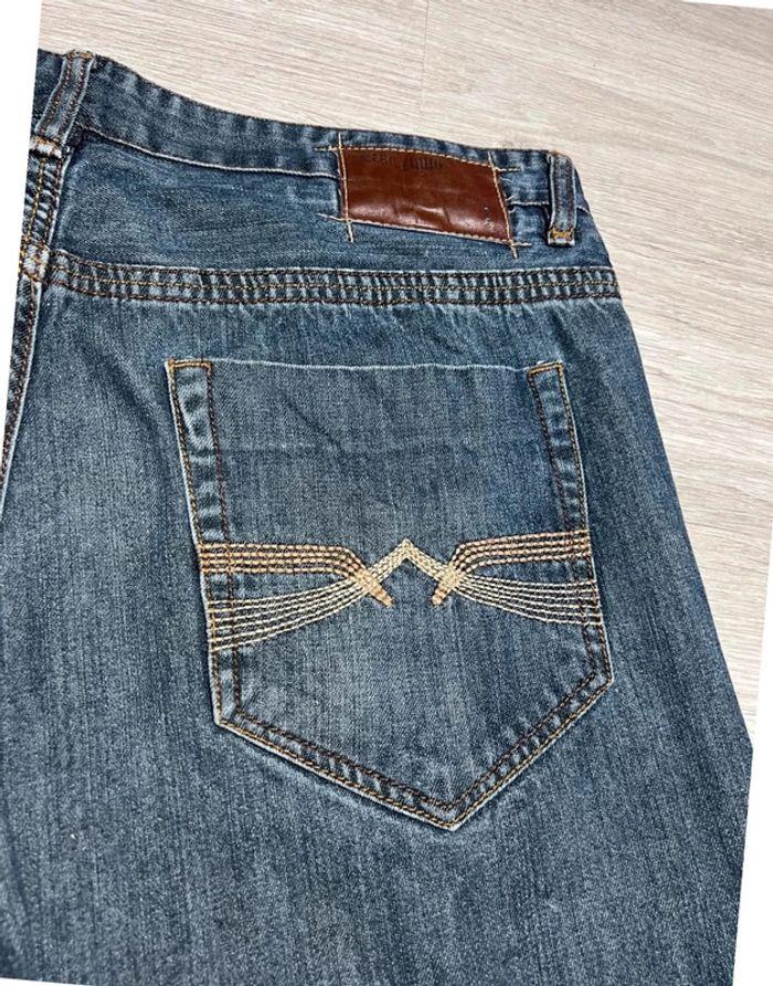 🩳 Short vintage brodé hip hop Ecko UNLTD en jean Bleu Taille 40 XL 🩳 - photo numéro 12