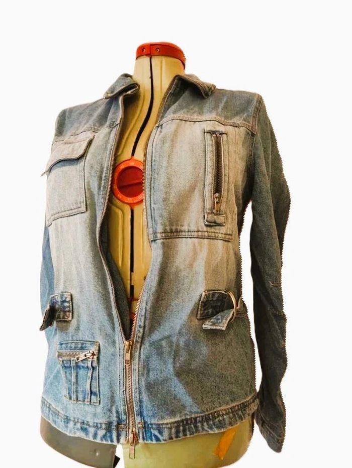 Veste Together Bohème Jean bleu Taille 40 - photo numéro 2