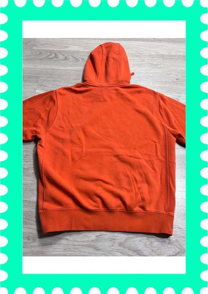 👕 Sweat à capuche Nike logo brodé Orange Taille S 👕 - photo numéro 2