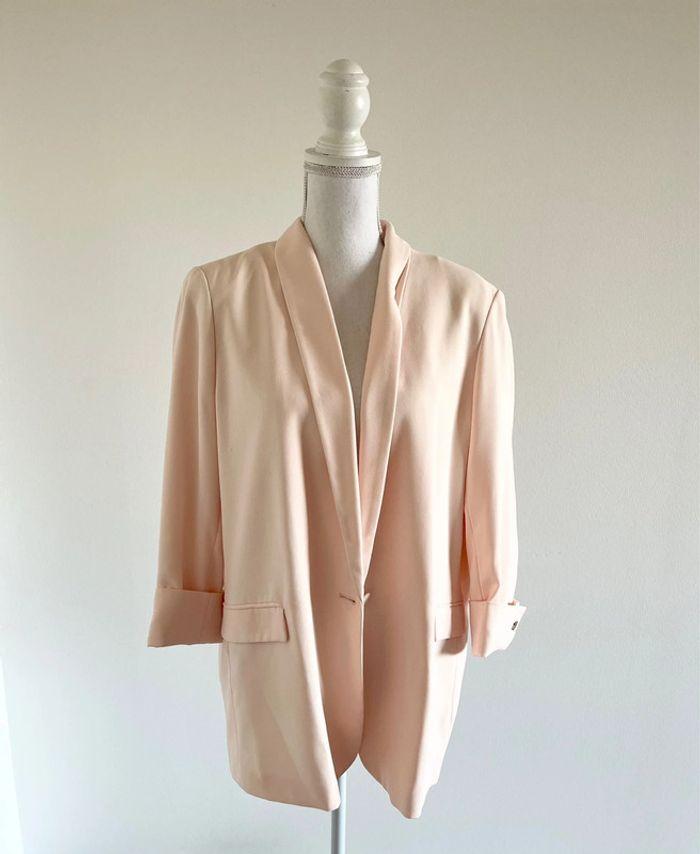 Blazer Camaïeu rose pastel - photo numéro 1