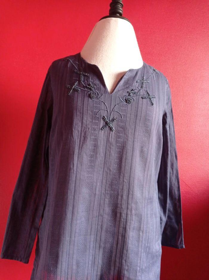 Blouse Bleue Taille 44 - photo numéro 8