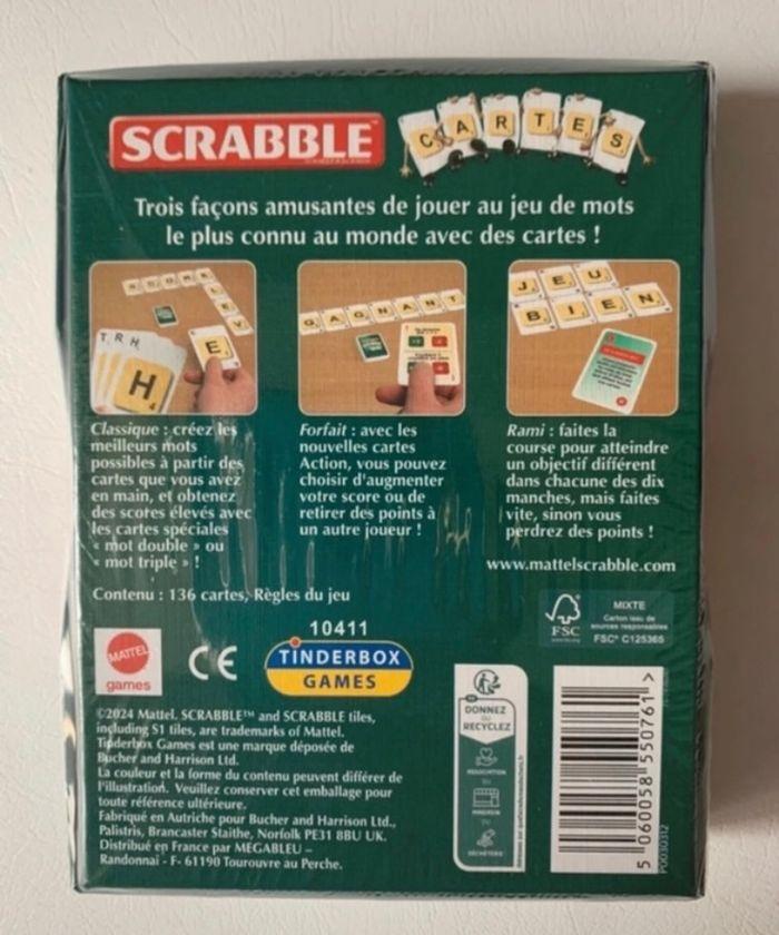 Jeu de cartes neuf Scrabble - photo numéro 2