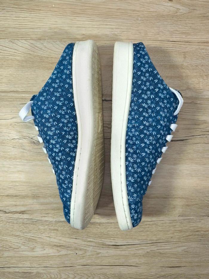 Mules adidas bleue marine à fleurs pointure 42.5 neuves avec boîte - photo numéro 4