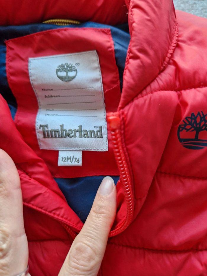 Doudoune zippée sans manche 12mois Timberland - photo numéro 2