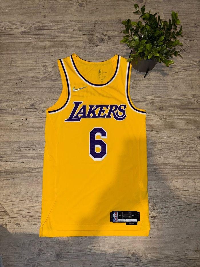 maillot Los Angeles Lakers Lebron James NBA Jersey Icon Edition - photo numéro 1