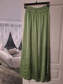 Pantalon large en satin