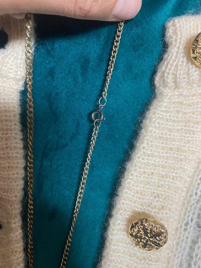 Vend collier vintage avec pendentif en forme de coeur - photo numéro 5