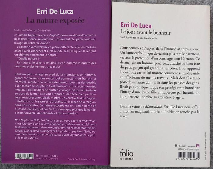 Livres de Erri De Luca - photo numéro 2