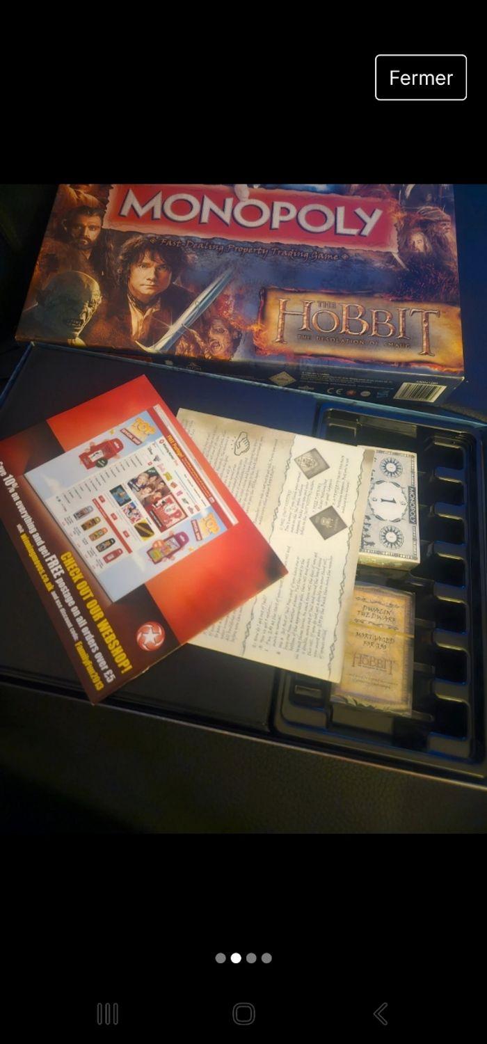 Jeux monopoly the hobbit version  l'original - photo numéro 2