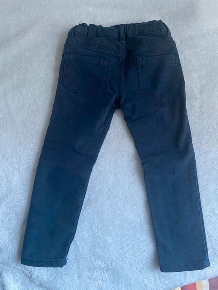 Jeans bleu marine - 92cm : 1 an et demi 2 ans - photo numéro 2