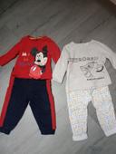 Lot de 2 ensembles Disney