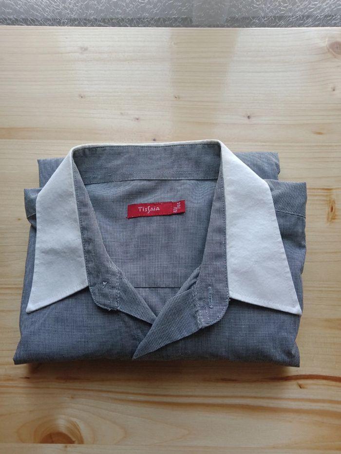 Chemise  grise / camisa gris - photo numéro 1