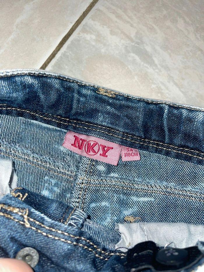 Short bleu style jean 5 ans - photo numéro 2