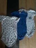 Lot de bodys petit bateau