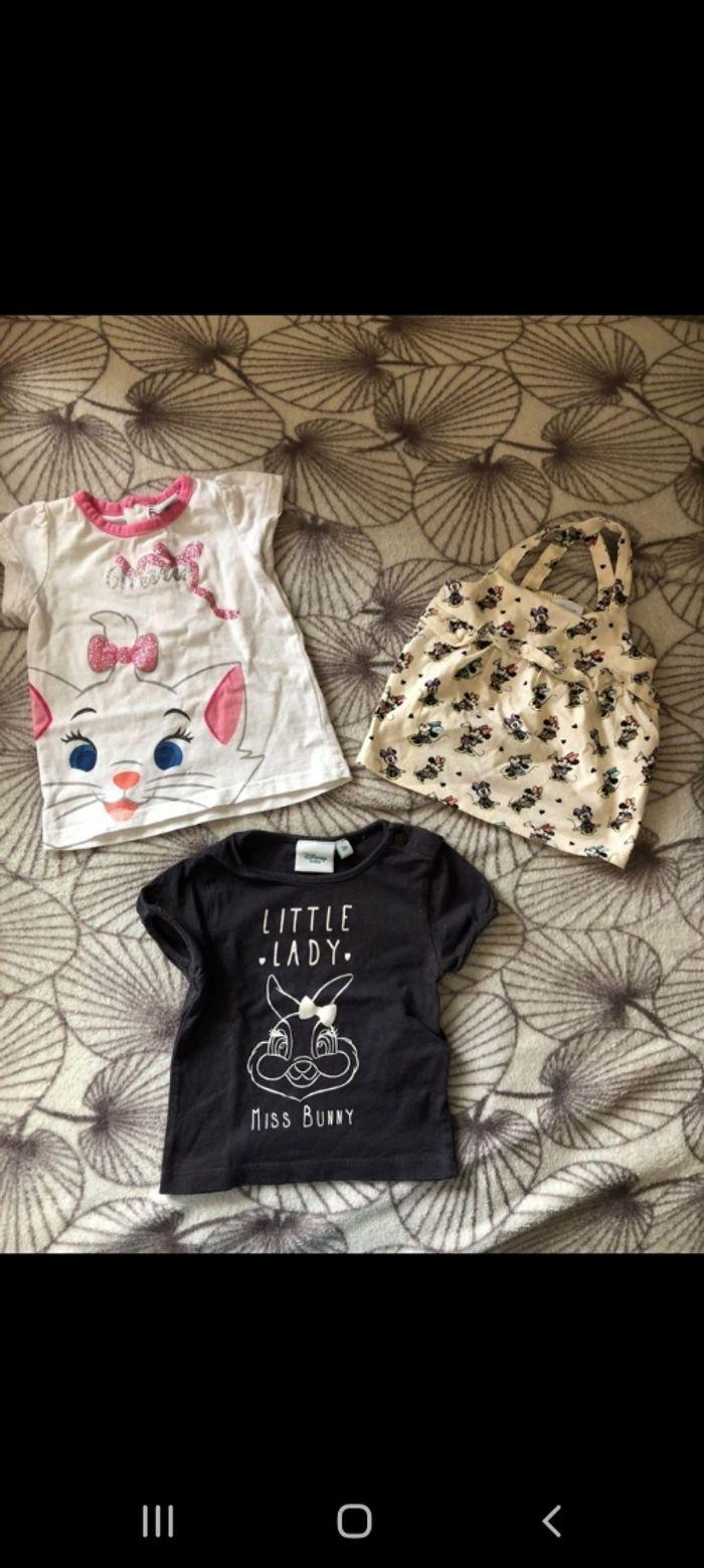 Lot de 3  tee shirt 3 mois - photo numéro 1