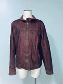 Blouson simili cuir  marron - 176