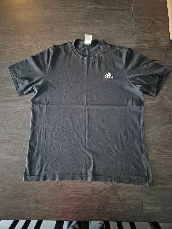 T-Shirt noir Adidas- taille L - photo numéro 3