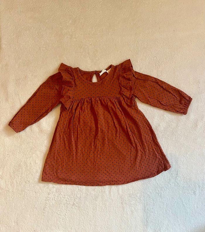 Robe Zara rouge taille 18-24 mois / 92 cm - photo numéro 2