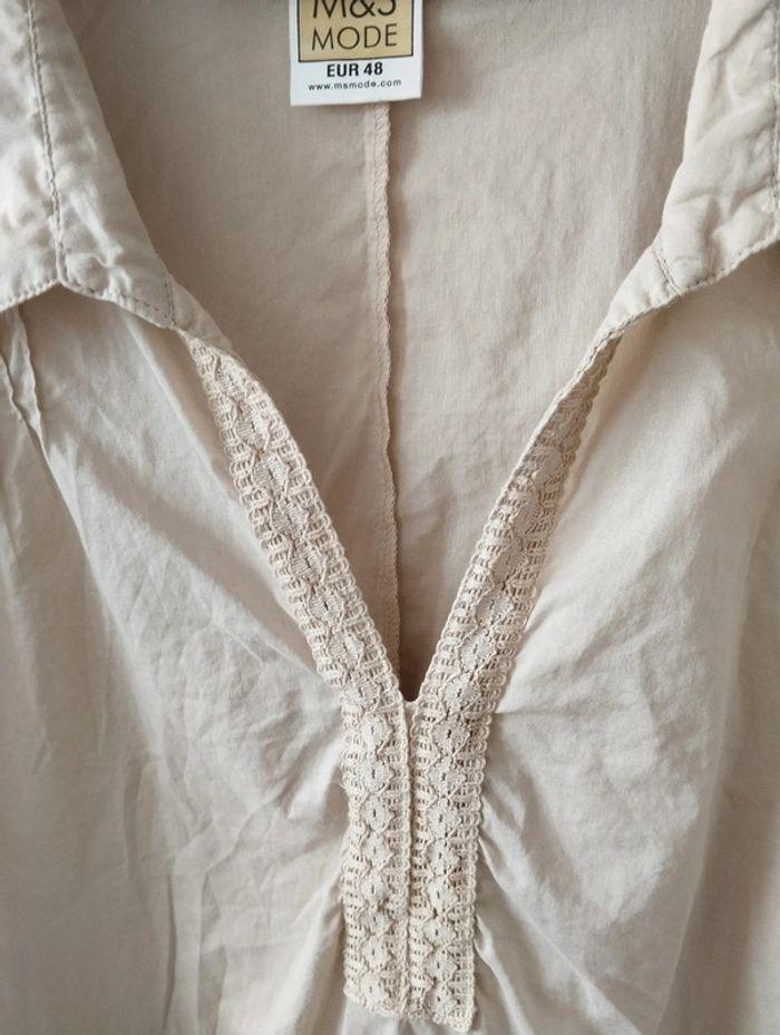 Blouse beige 46/48 - photo numéro 2