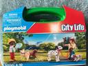 Playmobil city Life valisette enfants et chiens