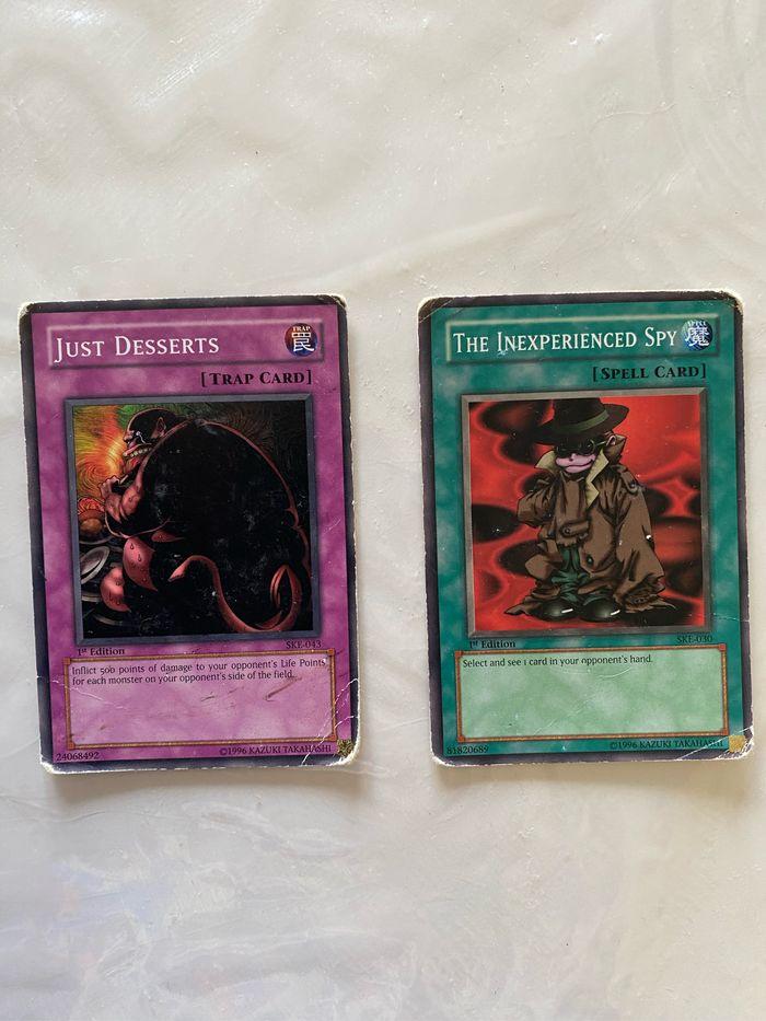 Lot de 2 cartes collection Yu-Gi-Oh - photo numéro 1