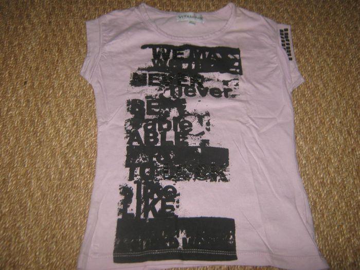 Tee shirt fille, Vitamine, taille 10 ans.