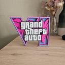 Figurine logo GTA grand theft auto 17x13cm FanArt