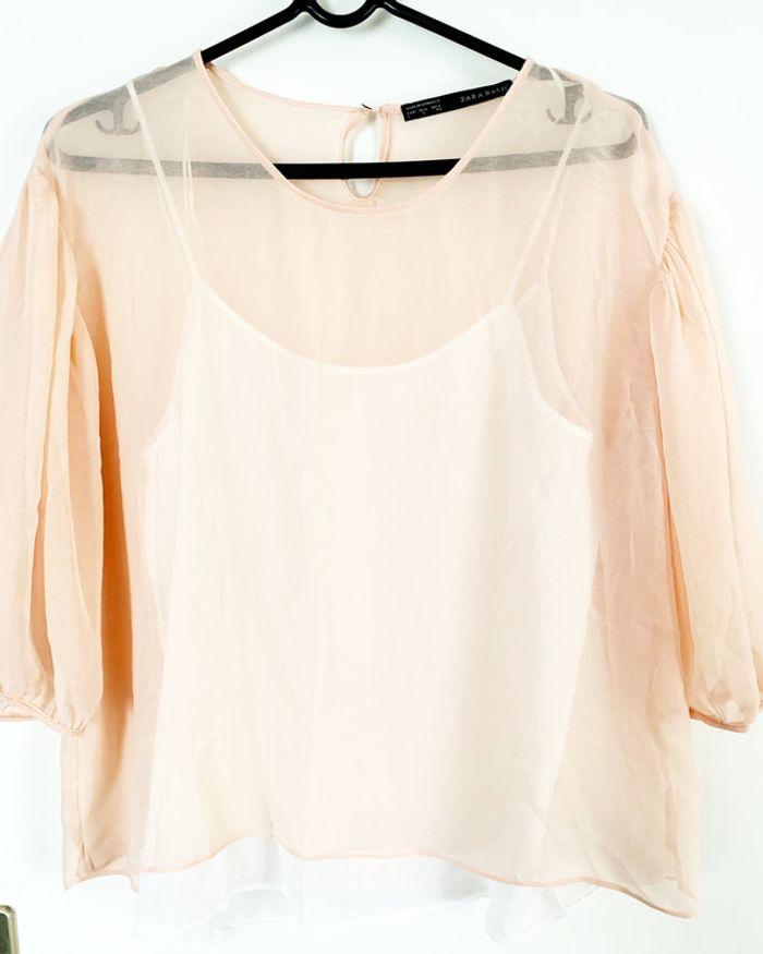 Blouse transparente Zara - photo numéro 1