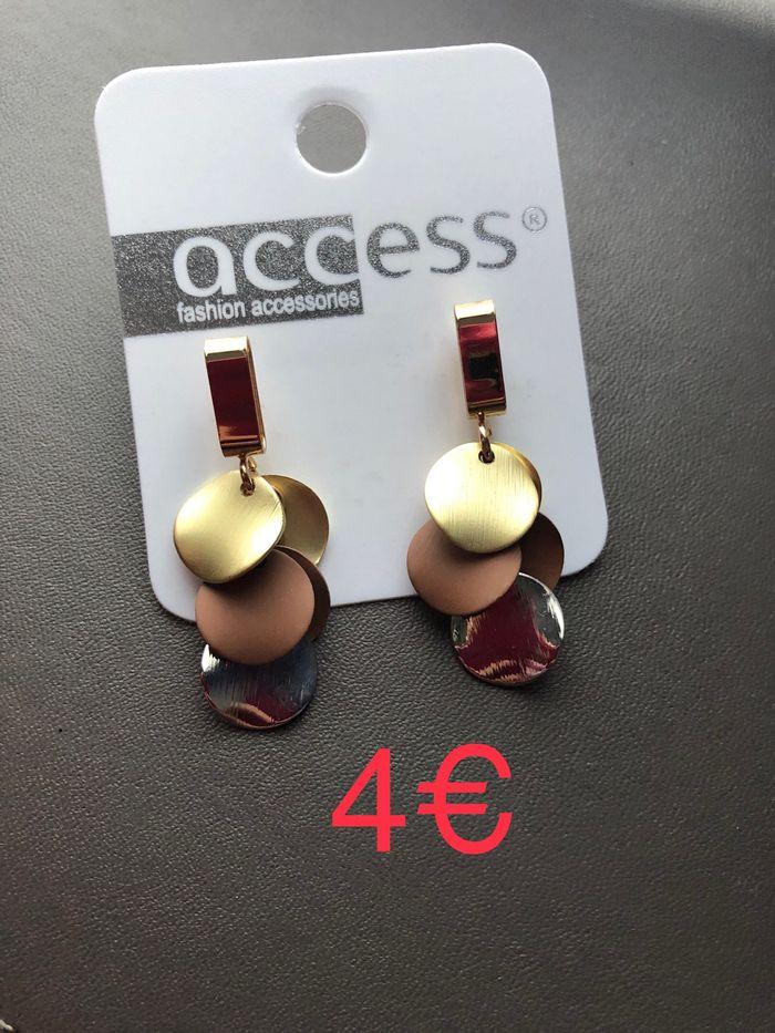 Lot 6 paires de boucles d’oreilles neuves Access et Ikita - photo numéro 8