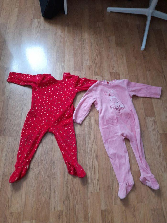 Lot de 2 pyjama Z kids fille en 18 mois - photo numéro 1