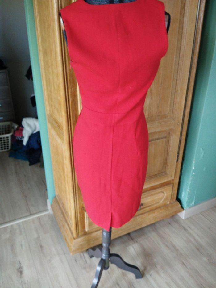 Robe rouge sexy style pin-up rétro taille 38 trois suisses - photo numéro 3