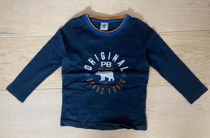 T-shirt manches longues marque Petit bateau - photo numéro 1