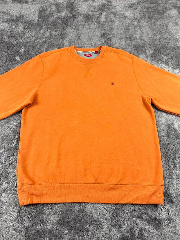 👕 Sweat à capuche Veste University Rare Vintage y2k 90s 2000s Izod Orange Taille XL 👕 - photo numéro 6