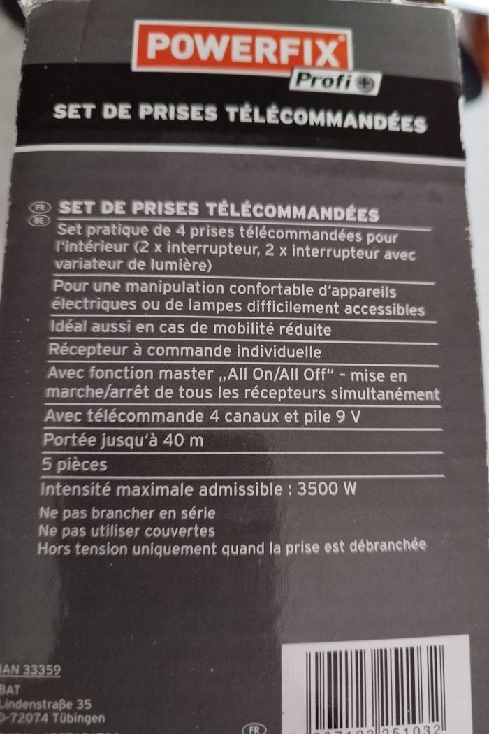 Set de 4 Prises radio télécommandées jusqu'à une intensité de 3500W porté à 40m - photo numéro 7