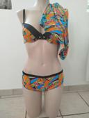 Maillot de bain charlotte  3pieces