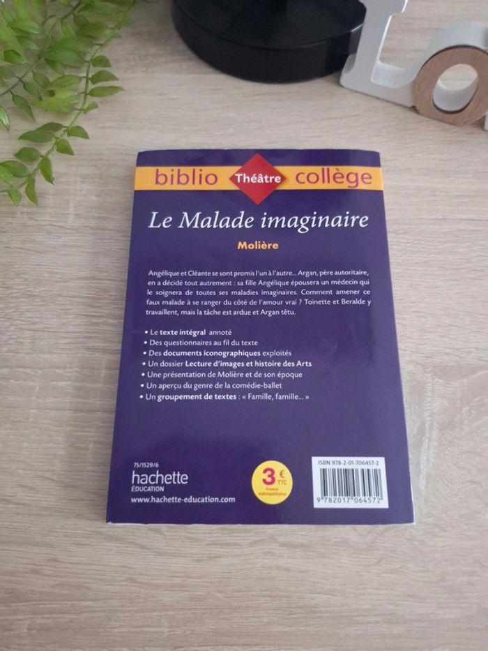 Livre - Le malade imaginaire de Molière - photo numéro 2