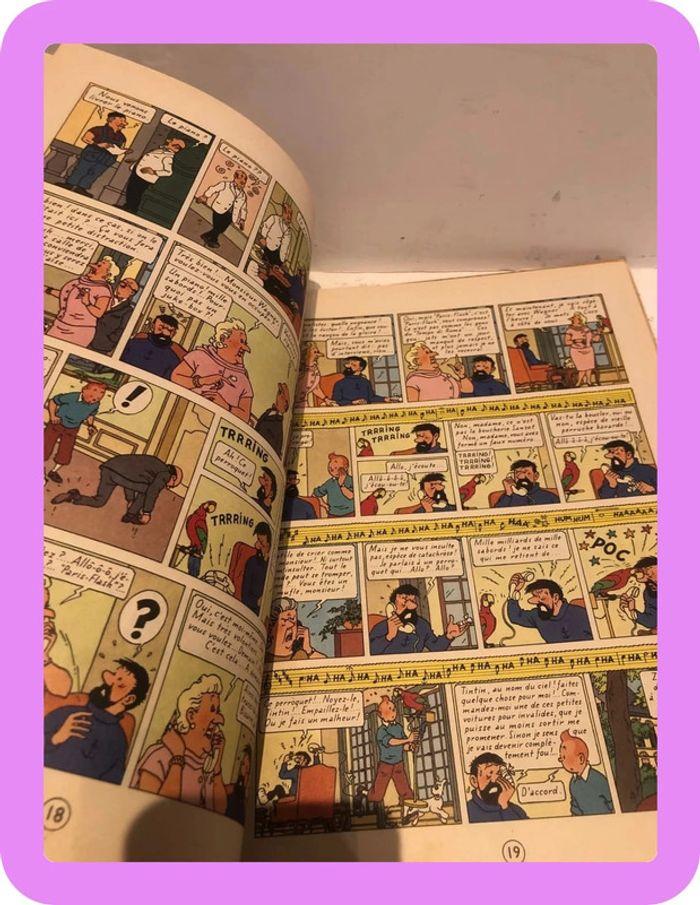 Bd Bande dessinée les aventures de tintin les bijoux de la catastrophe B34 - photo numéro 19