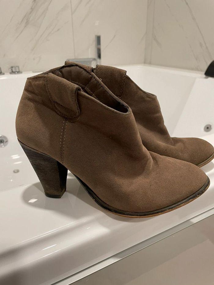 Bottines cuir - photo numéro 1