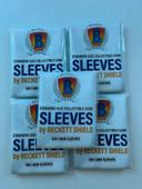 5 paquets de 100 sleeves Beckett Shields ( 500 sleeves )