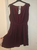 Robe naf naf bordeaux