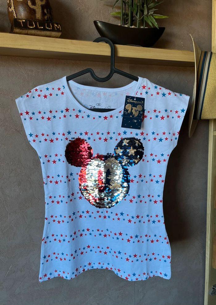 Haut/ t-shirt Mickey America Disneyland neuf - photo numéro 1