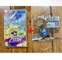 Lot Bundle The Legend of Zelda: Echoes of Wisdom, Jeu Nintendo Switch et Porte-Clé Keychain blister