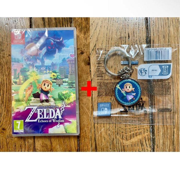 Lot Bundle The Legend of Zelda: Echoes of Wisdom, Jeu Nintendo Switch et Porte-Clé Keychain blister - photo numéro 1