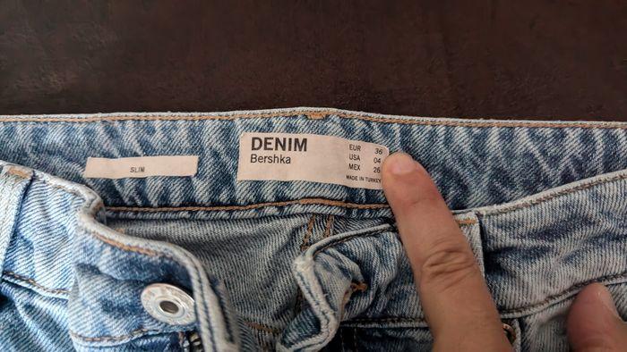 Pantalon troué Bershka Denim taille 36 - photo numéro 6