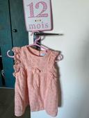 Robe rose mes petites cailloux